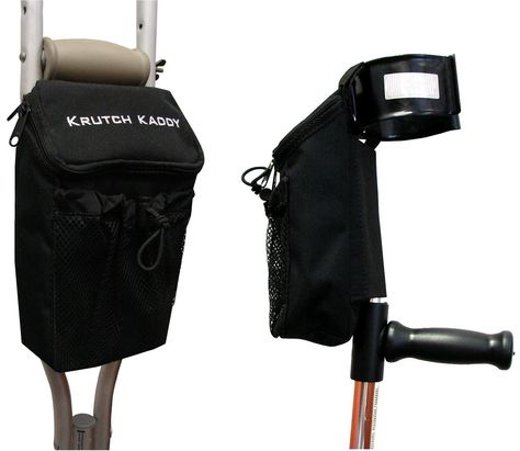 Amazon.com: Krutch Kaddy Crutch Accessory: Health & Personal Care Crutch Accessories, Mobility Devices, Crutches Accessories, Forearm Crutches, Wheelchair Bags, Durable Medical Equipment, Mobility Aids, Crutches, Accessory Pouch