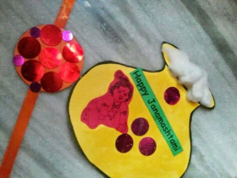 Krishna Janmashtami Activities for Kids Clay Modelling For Kids, Class Board Decoration, Diwali Activities, Toddler Projects, Elephant Crafts, Activities For Students, Fox Crafts, Teacher Craft, Nursery Activities