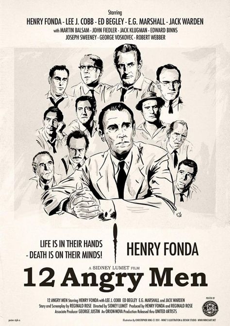 12 Angry Men, Film Man, Henry Fonda, Film Poster Design, Classic Movie Posters, Forrest Gump, Cinema Posters, Man Movies, Alternative Movie Posters