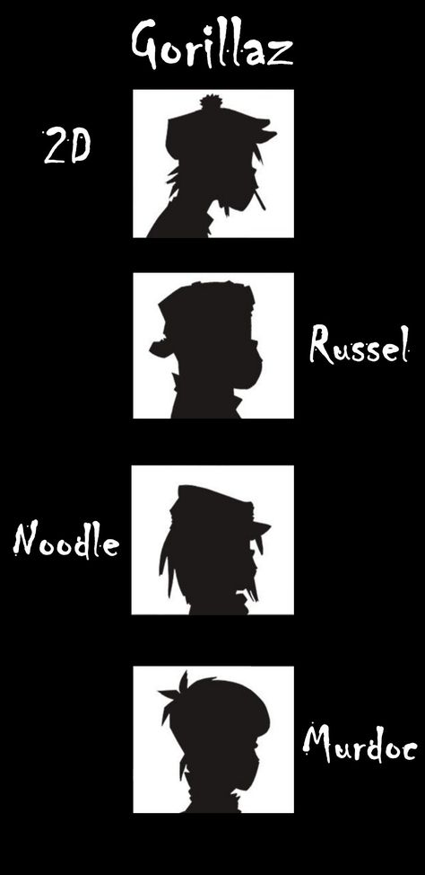 #gorillaz #wallpaper #simple #blackandwhite #2d #murdoc #noodle #russel #background #A9 # Gorillaz Song Lyrics, 2d Gorillaz Wallpaper Iphone, Gorillaz 2d Wallpaper, Gorillaz Background, Gorillaz Wallpaper, Russel Gorillaz, 2d Wallpaper, Gorillaz Demon Days, Gorillaz Noodle