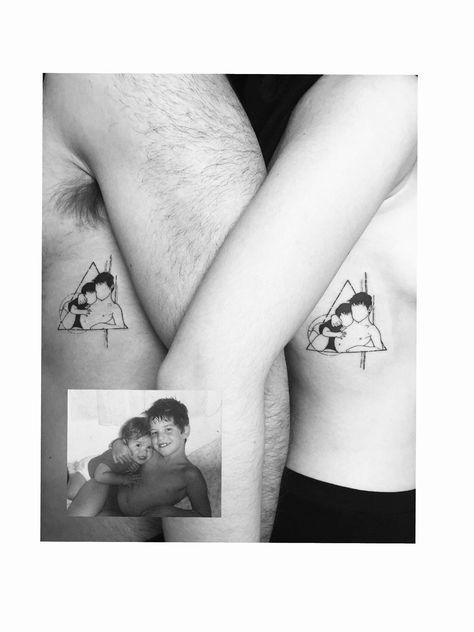 Tattoo For Big Brother, Sis And Bro Tattoos, Big Sister Little Brother Tattoo, Bro And Sis Tattoo, Big Sister Tattoo Ideas, Big Brother Little Sister Tattoos, Tattoo Brother And Sister, Big Bro Lil Sis, Bro Tattoos