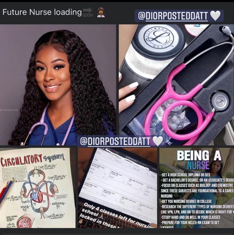 Black Nurse Practitioner Aesthetic, Black Nurses Goals, Medical Assistant Aesthetic, Black Nurse Aesthetic, Nurse Goals, Nursing Major, Medical Terminology Study, Nursing School Inspiration, Medical Assistant Student