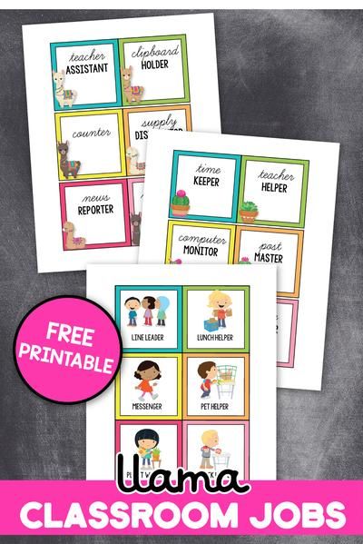 Llama Classroom Decor - FREE Llama Classroom Jobs – My Nerdy Teacher Editable Job Chart Preschool Free, Free Editable Labels For Classroom, Classroom Jobs Chart Free Editable, Jobs For Kindergarten, Classroom Job Chart Free, Classroom Jobs Free, Classroom Chore Chart, Preschool Job Chart, Classroom Jobs Board