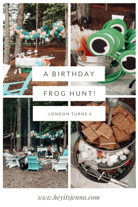 Amphibian Birthday Party, Froggy Birthday Party Ideas, Frog And Toad Party Ideas, Pond Party Ideas, Pond Birthday Party, Frog Birthday Party Decorations, Frog Birthday Party Ideas, Frog Party Games, Frog And Toad Birthday Party