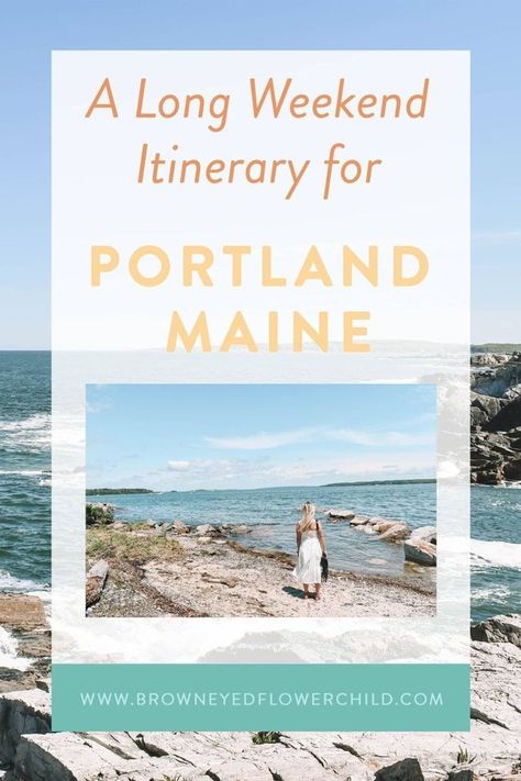 Here are the best things to do in Portland, Maine during a long weekend getaway. Discover the best Long Weekend itinerary for Portland, Maine, with the best things to do in Portland Maine, the best place to stay in Portland Maine, and the best places to eat in Portland Maine. | portland maine weekend trip | girls weekend in portland Maine | long weekend in portland Maine | weekend getaway portland maine Maine Girls Trip, Maine Portland, Weekend In Portland, Things To Do In Portland, Adventurous Travel, Bucket List Travel Destinations, Long Weekend Getaways, Usa Destinations, Best Weekend Getaways