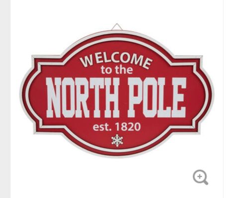 Welcome To The North Pole, North Pole Sign, Pole Classes, Pole Sign, Hobby Lobby Christmas, Wall Decor Hobby Lobby, Hobby Lobby Store, Class Decor, The North Pole