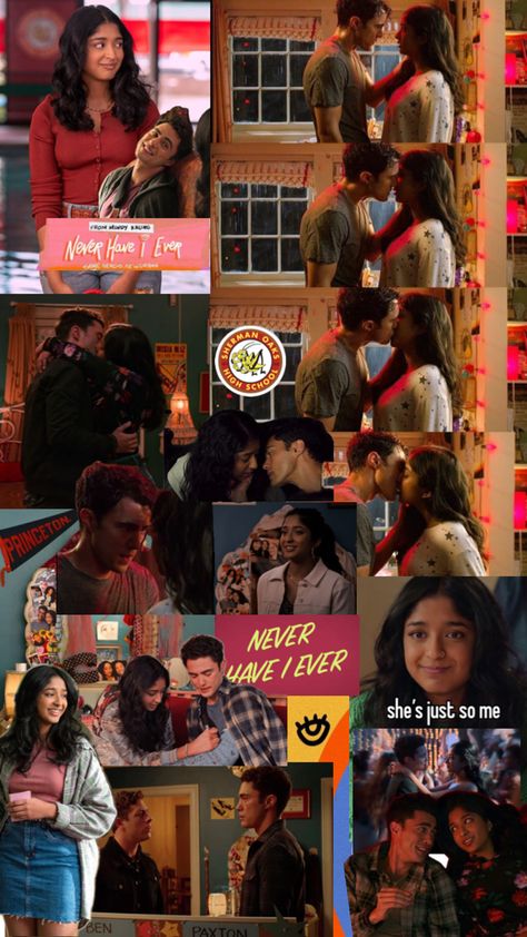 Devi and Paxton edit Never Have I Ever Wallpaper, Devi And Paxton, Girly Movies, Mindy Kaling, Never Have I Ever, High School, Tv Shows, Collage