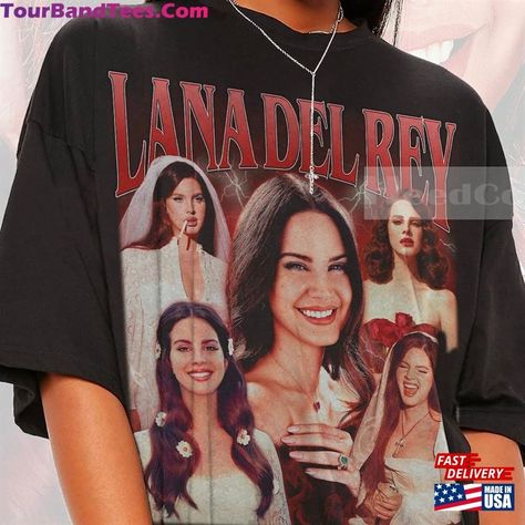 Lana Del Rey Tshirt Design, Lana Del Rey Shirt Design, Lana Del Rey Hoodie, Lana Del Rey Tshirt, Lana Del Rey T Shirt, Celebrity Tshirt, Iconic Shirts, Lana Del Rey Vintage, Lana Del Rey Shirt