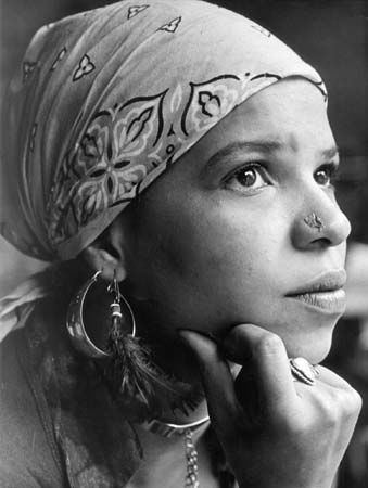 Ntozake Shange, American author of plays, poetry, and fiction noted for their feminist themes and racial and sexual anger. Shange attended Barnard College (B.A., 1970) and the University of Southern California (M.A.,... For Colored Girls, Ntozake Shange, Phenomenal Woman, Women Writers, African Diaspora, African American History, Black Culture, Women In History, Black Is Beautiful