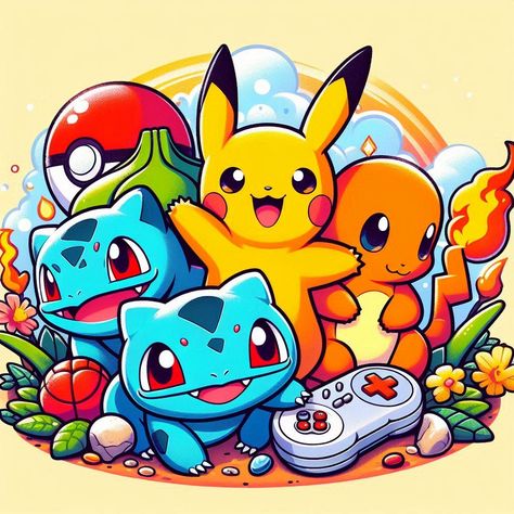 Pokemon Jacket, Cute Charmander, Charmander Art, Pikachu Cartoon, Pokemon Painting, Pokemon Bulbasaur, Pokemon Charmander, Men Faces, Cartoon Painting