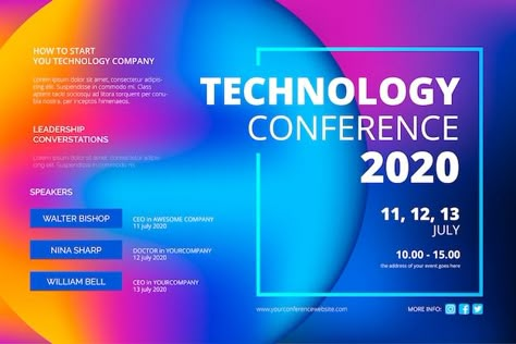 Abstract technology conference template | Free Vector #Freepik #freevector #conference-background #debate-poster #workshop-flyer #meeting-banner Technology Graphics, Tech Poster, Technology Poster, Amazon Credit Card, Technology Graphic, Virtual Credit Card, Visa Card Numbers, Conference Poster, Event Poster Template