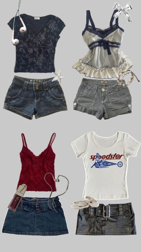 90s Style Summer Outfits, Coastal Grunge Outfits, Rockstar Girlfriend Summer Outfits, Halter Top Outfits, Girl Outfits Aesthetic, Girly Summer Outfits, Fashion Aesthetic Outfits, Cool Girl Outfits, Downtown Outfits