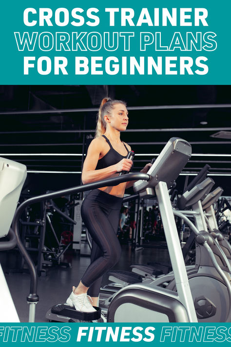 Burn calories, build endurance, and boost your fitness with these beginner friendly cross trainer workouts. Cross Trainer Workout Beginner, Cross Training Workouts For Beginners, Cross Fitness Workouts At Home, Cross Fitness Workouts, Cross Trainer Workout, Crosstrainer Workout, Hiit Workouts At Gym, Gym Tips For Beginners, Build Endurance