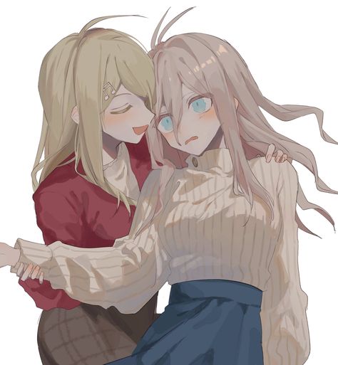 Miu Iruma, Kaede Akamatsu, New Danganronpa V3, Under My Skin, Danganronpa 3, Danganronpa V3, Anime Girlxgirl, Danganronpa, Gundam