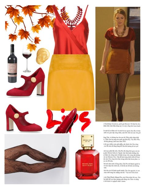 "Serena van der woodsen thanksgiving 2x11" by glamjournal ❤ liked on Polyvore featuring T By Alexander Wang, EGREY, Charlotte Russe, Dolce&Gabbana, Crate and Barrel, Michael Kors and Illamasqua Serena Thanksgiving Outfit, Gossip Girl Serena, Street Style Fall Winter, Serena Van Der, Gossip Girl Outfits, Gossip Girls, Serena Van, Serena Van Der Woodsen, Gossip Girl Fashion