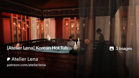 Sims 4 Sauna, Japanese Bath, Sims Cc, Hot Tub, Sims 4, Quick Saves