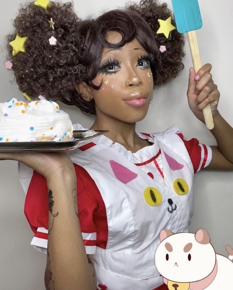 Puppycat Cosplay, Bee Puppycat, Black Cosplayers, Kitten Drawing, Bee And Puppycat, Feminine Art, Body Poses, Best Cosplay, Cute Selfie Ideas