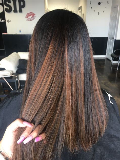 Caramel balayage Fall Highlights, Caramel Balayage, Caramel Highlights, Pretty Hair, Fall Color, Hair Pictures, Black Girls Hairstyles, Fall Hair, Pretty Hairstyles