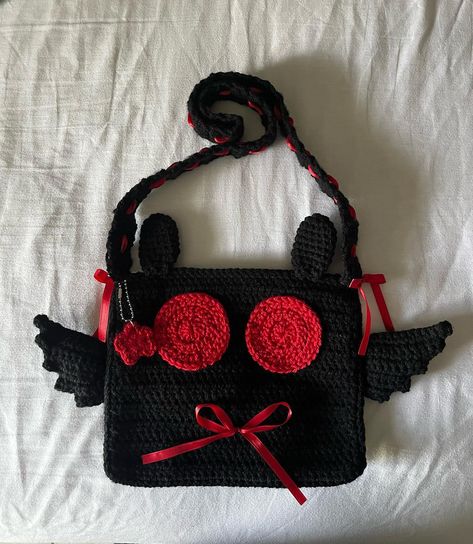 Custom mothman bag for customer on Mercari thank you so much once again （╹◡╹）♡!!! • • • #mothman #mothmanplush #crochet #crochetaddict #crochetersofinstagram #crochetbag #crochetinspiration #crochetlover #crocheted Crochet Mothman, Mothman Crochet, Crochet Lovers, Thank You So Much, Crochet Bag, Thank You, Crochet, Quick Saves