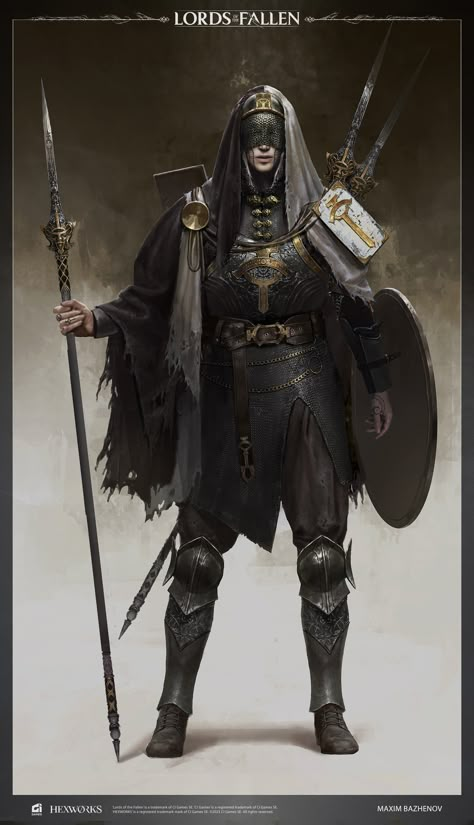 The Lords Of The Fallen, Dark Souls Concept Art, Lords Of The Fallen, Dnd Elves, Anime Knight, Concept Art Character, Dungeons And Dragons Homebrew, The Revenant, Fantasy Armor