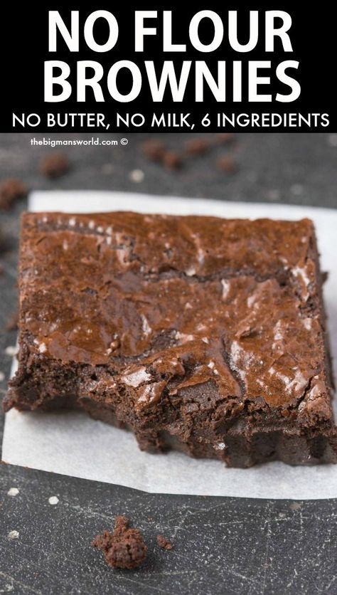 Sugarless Desserts, Smart Sweets, Keto Favorites, Dolce Poche Calorie, Sugar Free Brownies, Flourless Brownies, Gooey Brownies, Low Carb Brownies, Keto Journey