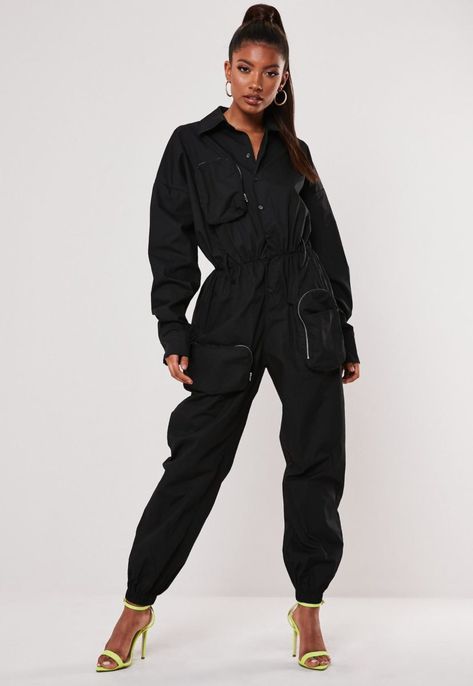 It's time to stunt in these stand-out looks. #hbcuhomecoming Coquette Ropa, Streetwear Fashion Aesthetic, Pocket Jumpsuit, Womens Jumpsuits, Estilo Hip Hop, Cute Comfy Outfits, Jumpsuit Fashion, Life Drawing, Sweatshirt Dress