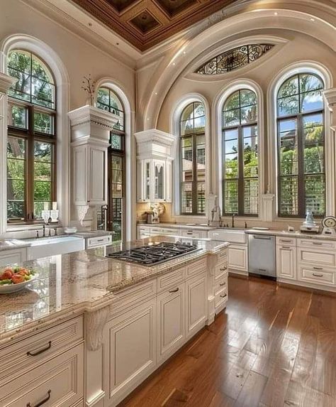 Dream Kitchens Design Luxe, Big Kitchens, Cedar Key, Master Kitchen, Plans Architecture, Dream Life House, Dream Kitchens Design, Alien Planet, Dream House Rooms