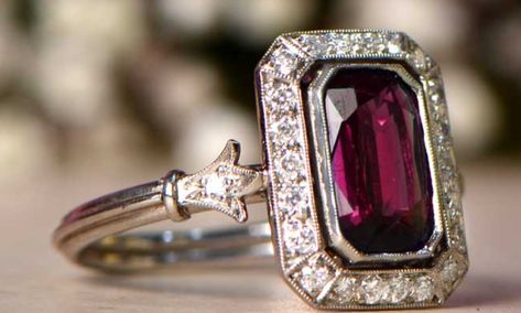 Garnet and Diamond Engagement Ring Garnet Engagement Rings, Diamond Ring Gold, Garnet And Diamond Ring, Garnet Engagement Ring, Engagement Ring Set, Garnet Rings, Gold Diamond Rings, Ring Gold, Engagement Ring Settings