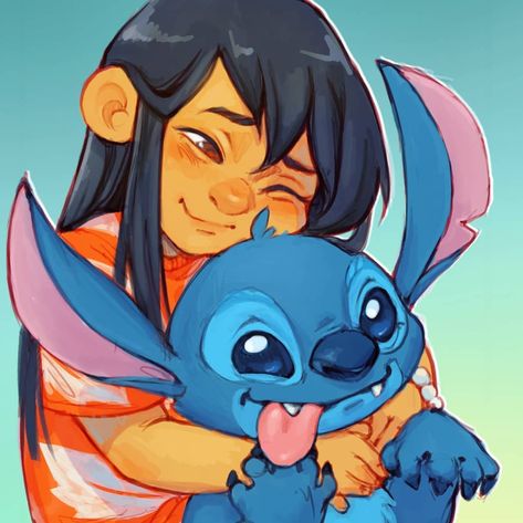 Stitch As A Human, Lilo And Stitch Fanart, Lilo And Stitch Art, Stitch Fanart, Disney Cuties, Disney Kingdom, Plastic Babies, Stitch Drawing, Fun To Draw