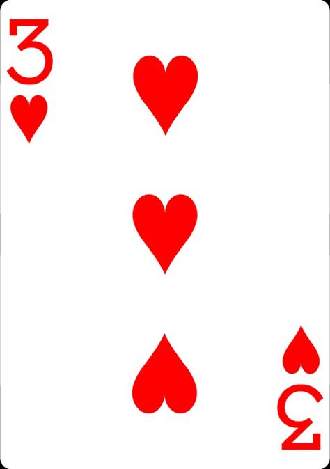 3 Of Hearts, Casino Tattoo, Hearts Playing Cards, Hearts Card, Playing Cards Art, 3 Hearts, Creative Photoshoot Ideas, Card Tattoo, Card Drawing