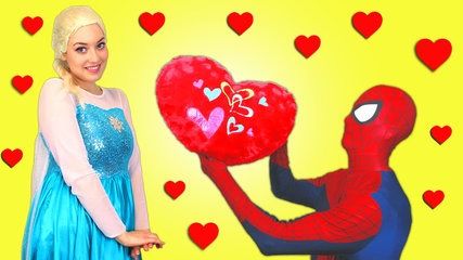 Spiderman Kiss, Spiderman Video, Elsa And Spiderman, Frozen Elsa And Anna, Frozen Elsa, Superhero Movies, Youtube Kids, Elsa Frozen, Kids Videos