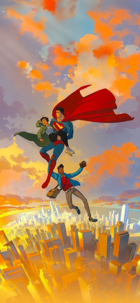 My Adventures With Superman Wallpaper, Superman Aesthetic, Superman Comic Art, Clark Superman, My Adventures With Superman, Adventures With Superman, Superman Poster, Steampunk Movies, Comic Superman