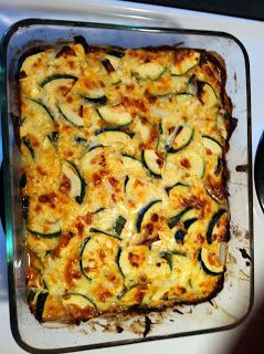 Easy Zucchini Casserole 2-4 zucchini (3-4 cups) half of a large onion 1 cup cottage cheese 3 tables spoons cream 1+ cups of sharp cheddar 3 eggs seasonings & salt to taste Vegetable Stew Recipe, Zucchini Casserole Recipes, Wheat Belly Recipes, Zucchini Casserole, Low Carb Vegetarian Recipes, Healthy Zucchini, Easy Zucchini, Healthy Casseroles, Low Carb Vegetarian