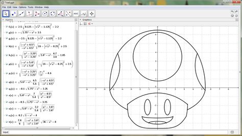 Mario Toad Math Desmos Art, Mario Toad, Math Design, Equations, Toad, Create A Logo, Geometry, Mario, Quick Saves