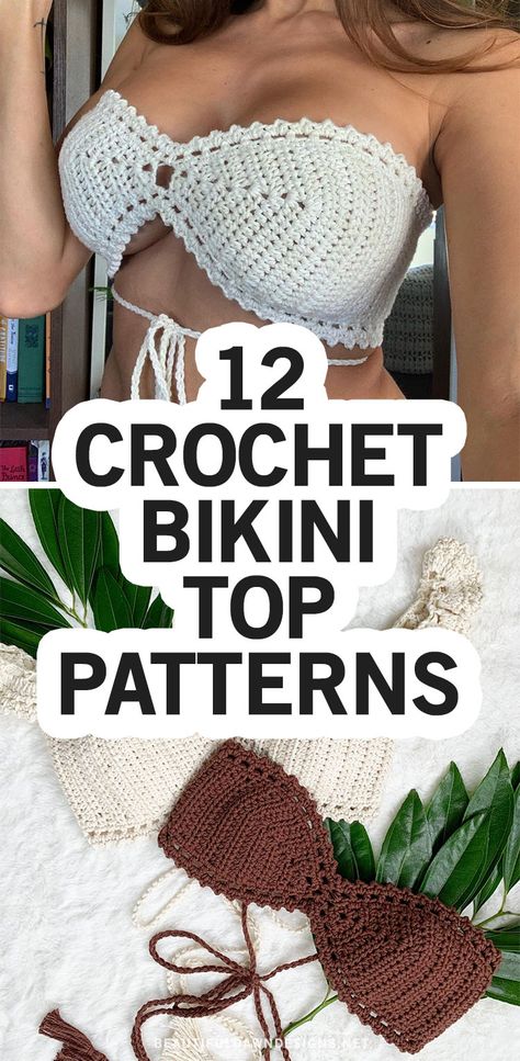 Crochet Bathing Suit Pattern, Crochet Lingerie Pattern, Crochet Swimsuit Top, Crochet Swimsuits Pattern, Crochet Swimwear Pattern, Crochet Beach Wear, Crochet Lingerie, Bralette Pattern, Crochet Bathing Suits