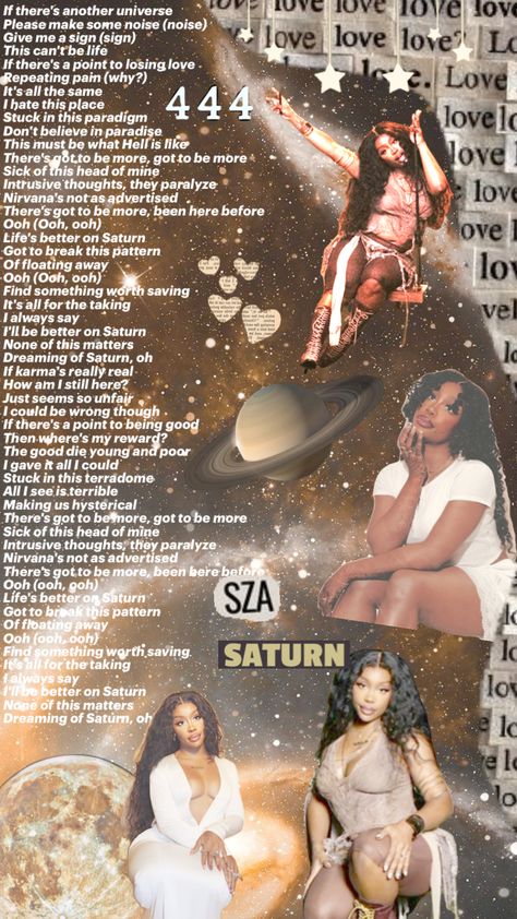 #sza #saturn #fyp Not Mine, Collage