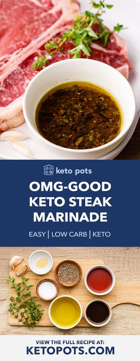 OMG-Good Keto Steak Marinade Without Coconut Aminos - Keto Pots Keto Steak Marinade, Easy Steak Marinade, Easy Steak Marinade Recipes, Keto Steak, Steak Marinade Easy, Balsamic Marinade, Balsamic Vinaigrette Recipe, Garlic Balsamic, Steak Marinade Recipes