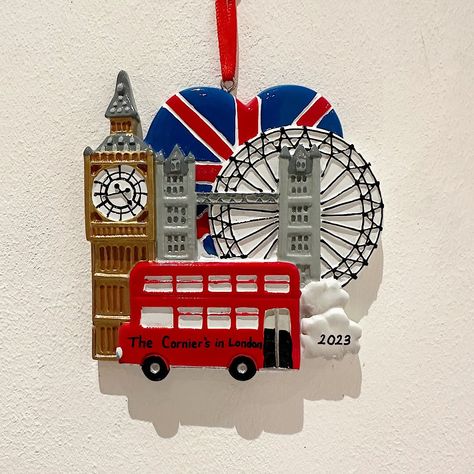 Personalised London/Red Bus/Big Ben/Tower Bridge Ornament 🎡 We customise your ornament based on your request. Any name, the message or the year can be written on the ornament. Available in standing and magnet option as well. 📦 Free Delivery 🖊️ Free Customisation Tap the links in bio to check out the London theme ornaments at Amazon and Etsy. . . . #londonornaments #bigbenornament #londonredbusornament #towerbridgeornament #personalisedornament #personalisedlondon #personalisedlondong... London Ornaments, London Red Bus, London Theme, London Red, Red Bus, The London, Tower Bridge, Vacation Trips, House Decor