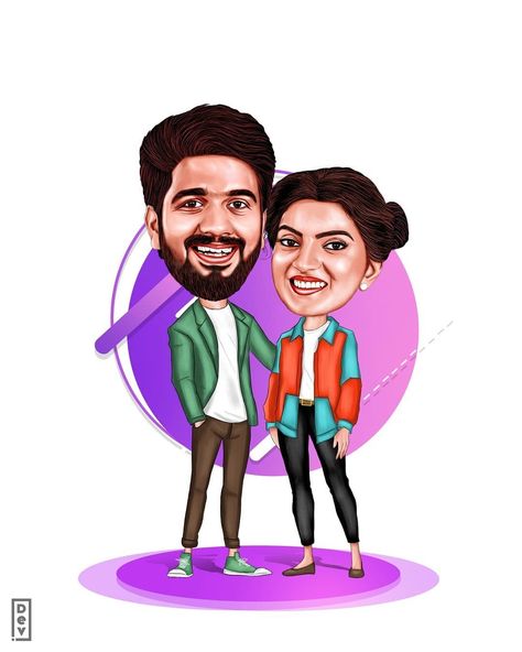 Funny Couple Caricature, Caricature Design, Groom Cartoon, Bride And Groom Cartoon, Wedding Couple Cartoon, Head Cartoon, Caricature Wedding, Wedding Caricature, Caricature Sketch