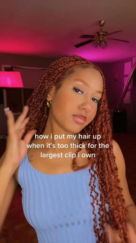 Hair tutorial in 2022 | Hair tutorial, Hair styles, Hair tips video Cute Sophisticated Hairstyles, Fast Braided Hairstyles For Black Women, Trendy Weave Hairstyles Black Women, Enhypen Concert Outfit Plus Size, How To Curl Box Braids Ends, Ginger Passion Twists Black Women, Braid And Twist Hairstyles, Winter Box Braids, Hair Inspiration Black Women