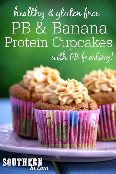 Gluten Free High Protein, Protein Cupcakes, Peanut Butter Cream Cheese, Peanut Butter Cream, Peanut Butter And Banana, Low Fat Low Carb, Strawberry Protein, High Protein Desserts, Healthy Protein Snacks