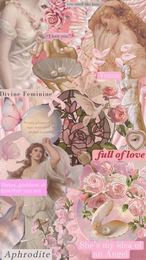 #aphrodite #aesthetic #greekmythology #greekgoddesses #love #pink #taurus #venus #beauty #wallpaper #girlhood #women #fate #zodiac #libra #ruledbyvenus #goddess #goddessofbeauty Taurus Wallpaper, Venus In Libra, Aphrodite Aesthetic, Beauty Wallpaper, Goddess Of Love, Divine Feminine, Aphrodite, Greek Mythology, Cute Wallpapers