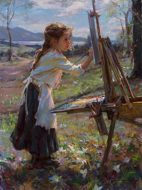 Daniel F Gerhartz, Art Amour, Seni Vintage, Representational Art, Hur Man Målar, Art Classique, Seni Cat Air, Paintings I Love, Mail Art