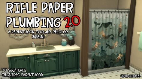 Quite a while ago, I recolored an edit of the Parenthood shower mesh by Renorasims.  Island Living broke CC bathtubs, and I’d already decided to generally avoid recoloring other people’s CC anyways,... Island Living, Bathtubs, Color Tag, Sims 4 Custom Content, Paper Tags, Maxis Match, The Sims 4, An Angel, Having A Baby