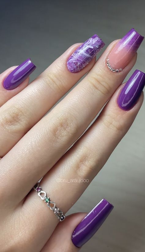 Light Purple Nails, Nails Now, Pretty Nail Art Designs, Long Square Acrylic Nails, Nail Designs Glitter, Sparkly Nails, Elegant Nails, Fire Nails, Purple Nails