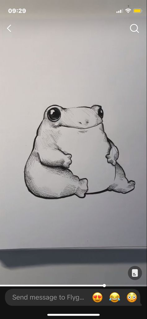 fat frog Cartoon Frog Drawing Sketch, Weird Frog Drawing, Trippy Frog Tattoo Ideas, Fat Frog Drawing, Frog Drawing Reference, Weird Drawing Ideas Sketch, Frog Drawing Sketches, Frog Sketches, Frog Outline