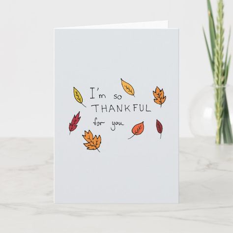 Cute thankful for you hand drawn thanksgiving holiday card #affiliate , #sponsored, #drawn#thanksgiving#holiday#hand Thanksgiving Watercolor, Thankful For You, Thanksgiving Card, Leaf Cards, Pun Card, Card Drawing, Thanksgiving Holiday, Thanksgiving Cards, Thanksgiving Crafts