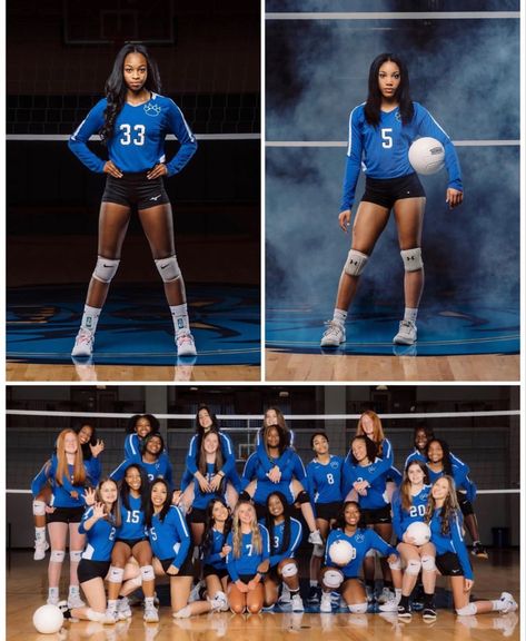 Group Volleyball Pictures Photo Ideas, Professional Volleyball Pictures, Volleyball Team Pictures Group Photos, Volleyball Individual Pictures Poses, Volleyball Action Shots, Volleyball Photoshoot Ideas, Volleyball Pictures Poses Individual, Volleyball Portraits, Volleyball Media Day