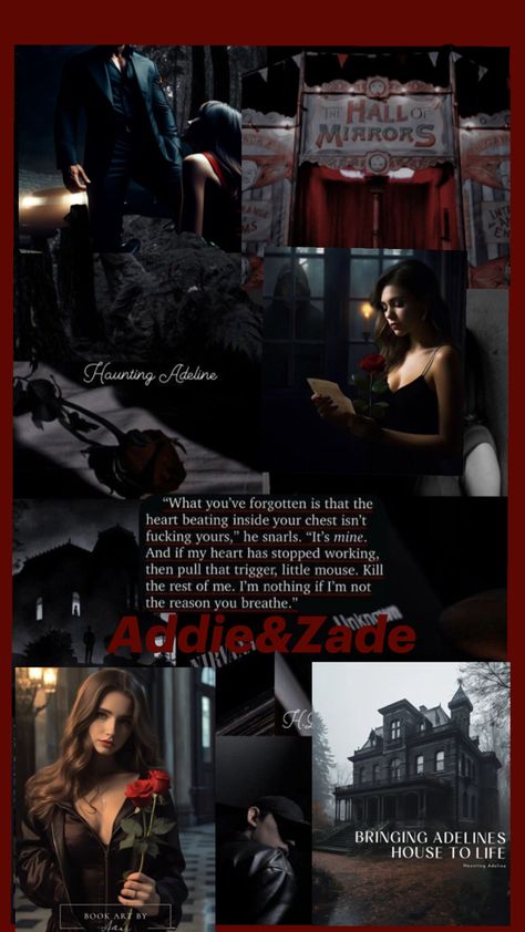 Addie&Zade Books Fanart, Haunting Adeline, Book Tok, Dark Love, Dark Romance Books, Book Aesthetics, Book Of Life, Book Nerd, Romance Books