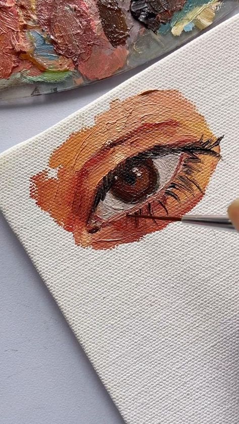 Eye Oil Painting, Piskel Art, Inspiration Painting, Art Painting Gallery, Painting Art Lesson, Arte Inspo, Wow Art, Amazing Art Painting, Art Inspiration Painting